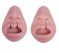 Conejo de labio y labio leporino sutura Modelo Formación - conejo de labio y la práctica del entrenamiento Simulador - Piel humana sutura cojín de Formación de sutura modelo formación del cojín,S