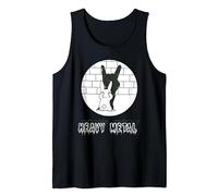 Conejo de metal pesado con tenedor para patatas fritas + regalo Camiseta sin Mangas