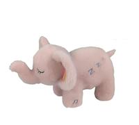 Conejo de Pascua cantante de elefante para respirar, peluche, peluches de barro para conciliar el sueño, con luces musicales y movimiento de respiración rítmico, peluches de barro, animales de masa