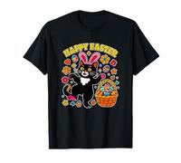 Conejo de Pascua de Gato en Busca de Huevos - Divertido diseño de Pascua Camiseta