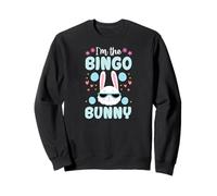 Conejo de Pascua Familiar a Juego con Flores I'm The Bingo Bunny Sudadera