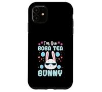 Conejo de Pascua Familiar a Juego con Flores I'm The Boba Tea Bunny Carcasa para iPhone 11