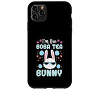 Conejo de Pascua Familiar a Juego con Flores I'm The Boba Tea Bunny Carcasa para iPhone 11 Pro MAX