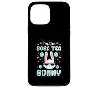 Conejo de Pascua Familiar a Juego con Flores I'm The Boba Tea Bunny Carcasa para iPhone 13 Pro MAX
