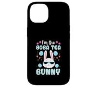 Conejo de Pascua Familiar a Juego con Flores I'm The Boba Tea Bunny Carcasa para iPhone 14