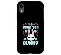 Conejo de Pascua Familiar a Juego con Flores I'm The Boba Tea Bunny Carcasa para iPhone XR