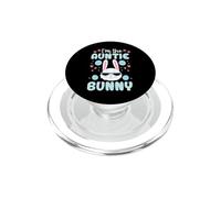 Conejo de Pascua Familiar a Juego Floral I'm The Auntie Bunny PopSockets PopGrip para MagSafe