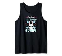 Conejo de Pascua Familiar a Juego Floral I'm The Tattooed Bunny Camiseta sin Mangas