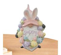 Conejo De Pascua Para Escritorio,Decoración De Primafera Con Pilas Recargables - Figura De Huevo Decoración Pascua - Para Padres Abuelos Familia Amigos Regalo Para Casa Estantería Repisa Alféizar Vent