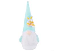Conejo de Pascua Peluche 32cm Relleno de Algodón Verde | Material de tela suave, relleno de algodón, textura abrazable, color verde, 32 cm de altura