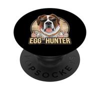 Conejo de Pascua San Bernardo Cazador de Huevos Amante PopSockets PopGrip Adhesivo