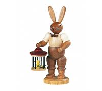 Conejo de Pascua señor conejo con jaula de pájaro, 11 cm. de al.. MU 42142 nuevo