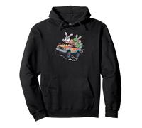 Conejo de Pascua y T-Rex Monster Truck Funny Boys Digger Sudadera con Capucha