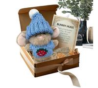 Conejo De Peluche - 18 Cm/7 Pulgadas | De Conejo De Colección Portátil | Juguete De Peluche Para Chica, Chico, Pascua, Día De San Valentín, Interior, Oficina, Sofá, Coche, Accesorio, Imaginativo, Yo