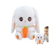 Conejo de peluche | 30 cm muñeca suave - Conejo suave con grandes orejas en forma de zanahoria juguete mimoso, para sofá, sala de estar, dormitorio de confort, niños y niñas