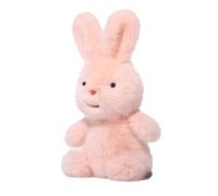 Conejo de peluche | Adorable conejo de peluche en forma de dibujos animados - Compañero Jugador Coleccionable para Cumpleaños Pascua Acción de Gracias Comodidad Cómodo