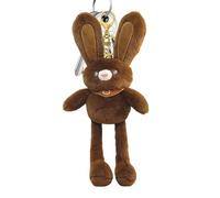 Conejo de peluche, orejas de arrastre bolsos llavero - conejo peluche juguete suave relleno llavero lindo bolso escolar colgante para niños, D, Siehe Beschreibung