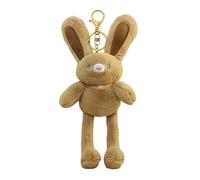 Conejo de peluche, orejas de arrastre bolsos llavero - conejo peluche juguete suave relleno llavero lindo bolso escolar colgante para niños, c, Siehe Beschreibung