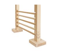 Conejo de salto - de madera para conejo | Equipo de agilidad de madera para conejo | Juguete para animales pequeños con altura ajustable, juegos de entrenamiento para hurones y
