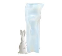 Conejo de silicona Mold - 1 pieza Bunny Chocolate Mold, Animal Shape Casting Mould, Bunny old For Plaster Resin Wax Clay Party Birthday Celebration Home Decor Bookshelf Dinner Table