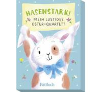 ¡Conejo Fuerte! Mi Divertido cuarteto de Pascua: Juego de Cartas para niños a Partir de 4 años | Juego clásico para Toda la Familia | pequeño Regalo de Pascua