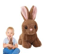 Conejo genérico de peluche realista y realista de animales de peluche,los vigilan acompañar al juguete conejito - conejo animal de peluche suave muñecas lindas para la decoración de Pascua