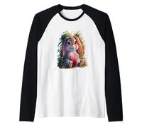 Conejo Hombre Mujer Boba Tea Bunny Kawaii Bubble Tea Rabbit Camiseta Manga Raglan