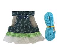 Conejo hurón ropa para ropa de exterior, diseño fácil de cambiar, lavable a máquina, ropa para animales pequeños, vajilla para festivales, vajilla para mascotas, pequeño arnés para actividades al aire