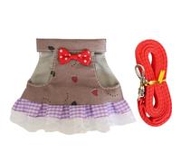 Conejo hurón ropa para ropa de exterior, diseño fácil de cambiar, lavable a máquina, ropa para animales pequeños, vajilla para festivales, vajilla para mascotas, pequeño arnés para actividades al aire