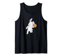 Conejo Juega Baloncesto Camiseta sin Mangas