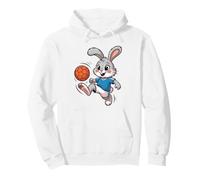 Conejo Jugando fútbol fútbol Conejos para niños Sudadera con Capucha