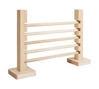 Conejo Jump, Natural Wooden Training Hurdle, Adjustable Obstacle Course, Easy Assembly Small Animal Agility Toy for Rabbits, Guinea Pigs, Pets for Ejercise and Fun