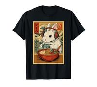Conejo Kawaii Gamer Funny Ramen Retro Japanese Bunny Gaming Camiseta