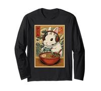 Conejo Kawaii Gamer Funny Ramen Retro Japanese Bunny Gaming Manga Larga