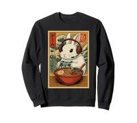 Conejo Kawaii Gamer Funny Ramen Retro Japanese Bunny Gaming Sudadera