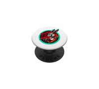 Conejo Malvado Monstruo Terror | Diseño Cómic PopSockets PopGrip Adhesivo