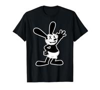Conejo Muerto Oswald Rabbit Camiseta gráfica económica, Hombre, Negro, M