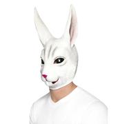Conejo Pascua Máscara Gala Pascua Fayre Fet Disfraz Conejo Blanco Máscara