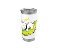 Conejo Pickles I Pepino Gatito Infantil Divertido Gatos Vaso térmico de acero inoxidable de doble pared