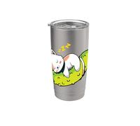 Conejo Pickles I Pepino Gatito Infantil Divertido Gatos Vaso térmico de acero inoxidable de doble pared