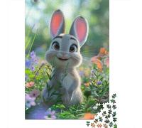 Conejo Puzzle 1000 Piezas Adultos,Puzzles para Adultos, Puzzle Rompecabezas De Piso Juego De Rompecabezas Y Juego Familiar 1000pcs (75x50cm)