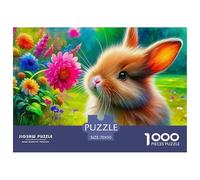 Conejo Puzzle De 1000 Piezas Clásicos para Adultos Y Niños A Partir De 12 Años Juguetes,Jugar Solo O En Compañía,Entretenimiento Creativo 70x50cm/1000pcs