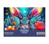Conejo Puzzle De 1000 Piezas Puzzle Arte Entretenimiento Creativo Adultos Y Niños A Partir De 12 Año 38x26cm/1000pcs