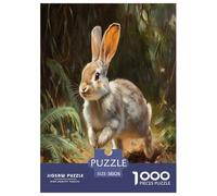 Conejo Puzzle Imposible,desafío for Adults Juego EduGatoivo 1000 Piezas Obra De Arte De Juego De para Adultos Y Niños A Partir De 12 Años 38x26cm/1000pcs