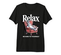 Conejo Relájate Sé Amable contigo Mismo Camiseta Premium