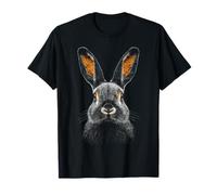 Conejo Retrato Impresión Animal Amante Ilustración Motivo Conejo Camiseta