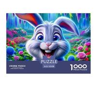 Conejo, Rompecabezas De 1000 Piezas, Experiencia Inmersiva Que Fortalece Observación, Resolución De Problemas Y Paciencia, Ideal para Momentos Tranquilos Y Reflexión Personal, Apto para Mayores De 12