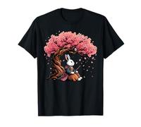 Conejo Samurai Japonés Guerrero Cultura Diseño Anime Japón Camiseta