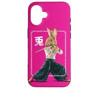 Conejo sigiloso Ninja - Kung Fu Bunny Warrior Carcasa para iPhone 16