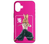 Conejo sigiloso Ninja - Kung Fu Bunny Warrior Carcasa para iPhone 16 Plus